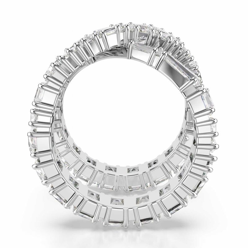 Swarovski Hyperbola Ring - Silver Tone 60 image number 3